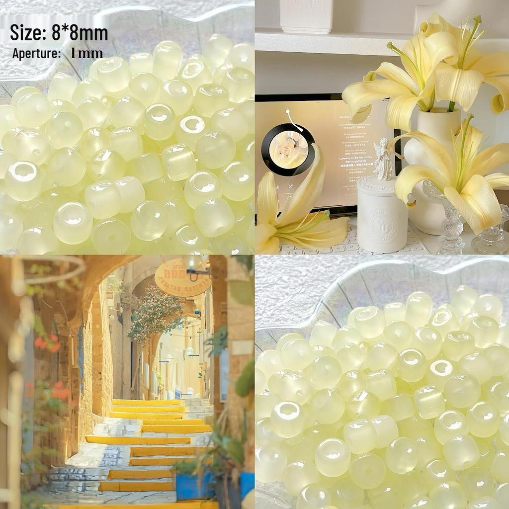 Frühlingskollektion: 8mm Lampwork-Perlen zum Basteln von Schmuck & Armbändern