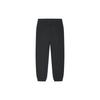FILA Solid Color Drawstring Cuffed Casual Knit Sports Pants Women bottoms Black F11W349620F-BK