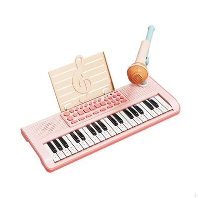 Kids Piano Keyboard Gift Educational Teaching Early Learning for Girls Boys Portable Electronic