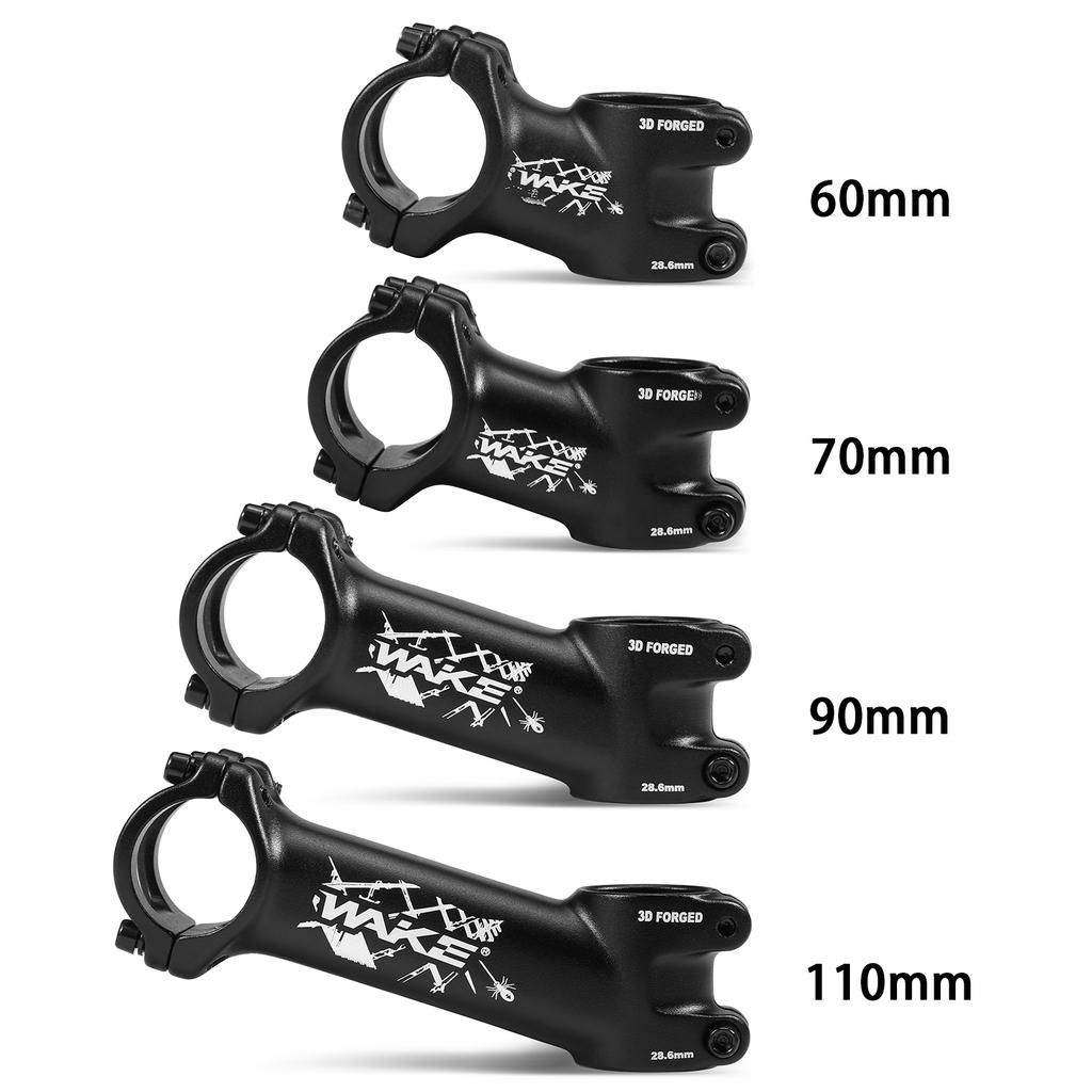 Manubrio MTB In Alluminio 31.8mm – Attacco Da 90mm 7° – Leggero E Robusto Per Mountain Bike E Bici Da Strada (Rosso)