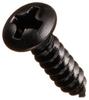 Pickguard Metric Black Screws, Size, 12-Piece, TS-01BH