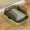 Large High-Fence Semi-Enclosed Splash-Proof Cat Litter Box