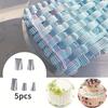 Russian Pastry Nozzles Set Stainless Steel Ball Pastry Nozzles Icing Piping Nozzle Tips Confectionery Cake Decoration Tools
