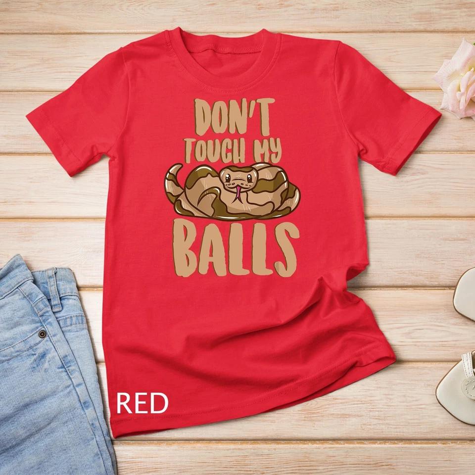 Funny Ball Python Snake Lover Gift T-Shirt Unisex T-shirt 6 M