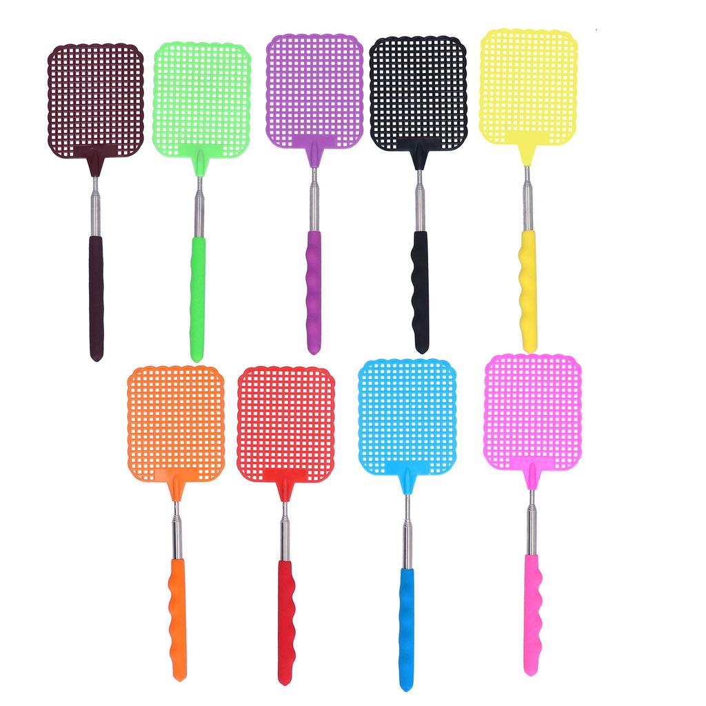 9 stk Mini Fluesmekker med Uttrekkbar Rustfri Stang for Hjem, Hybel, Camping