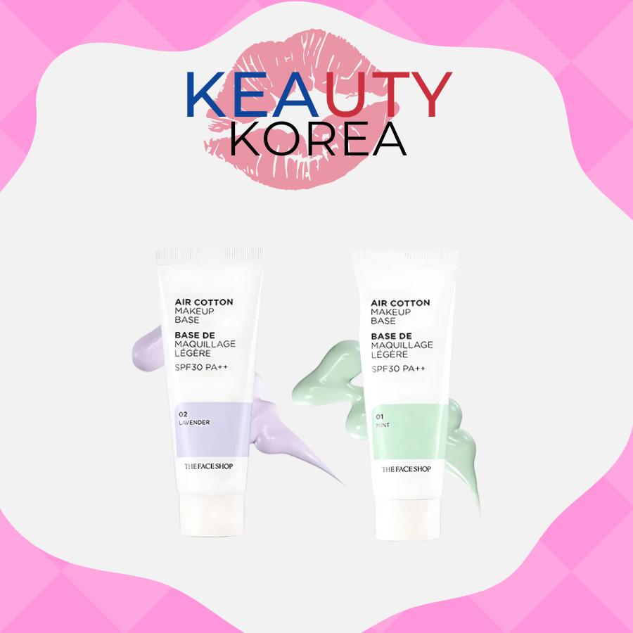 The Face Shop Fmgt Air Cotton Makeup Base SPF30 PA++ Mint/Lavender
