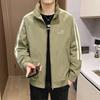 Neue Herrenjacke im leichten Luxus-Stil für Frühling und Herbst mit Stehkragen und lässigem Design