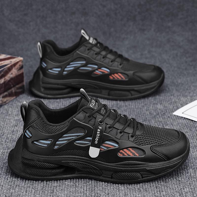 Summer New Mesh Lightweight Soft-soled Running Sports Shoes Autumn Height Increase Casual Dad Trendy Shoes