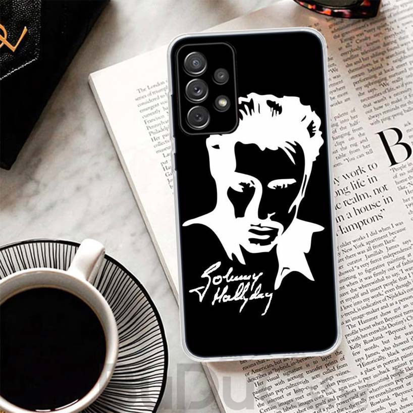 Johnny Hallyday Music Cover For Samsung Galaxy A51 A50 A71 A70 Phone Case A21S A31 A41 A10 A20E A30 A40 A01 A11 A6 A7 A8 A9 Coqu