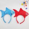 Students Taking Photo Hairband Stuffed Fish Shape Hair Hoop for Halloween