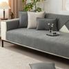 Thicken Anti-slip Sofa Cover Solid Color Chenille Combination Sofa Mat for Living Room Dustproof Protection Towel Home Decor