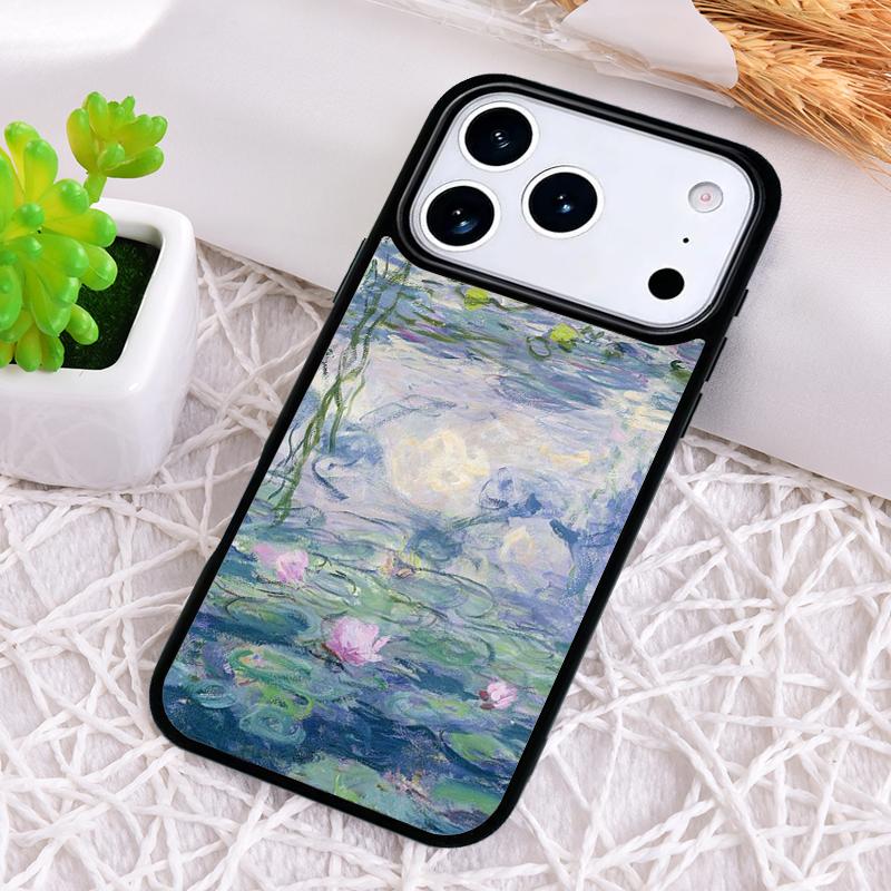 

Monet Oil Painting Shockproof Phone Case for iPhone 17 Air 16e 15 11 12 14 13 Pro Max Cover Coque iPhone 13 Pro