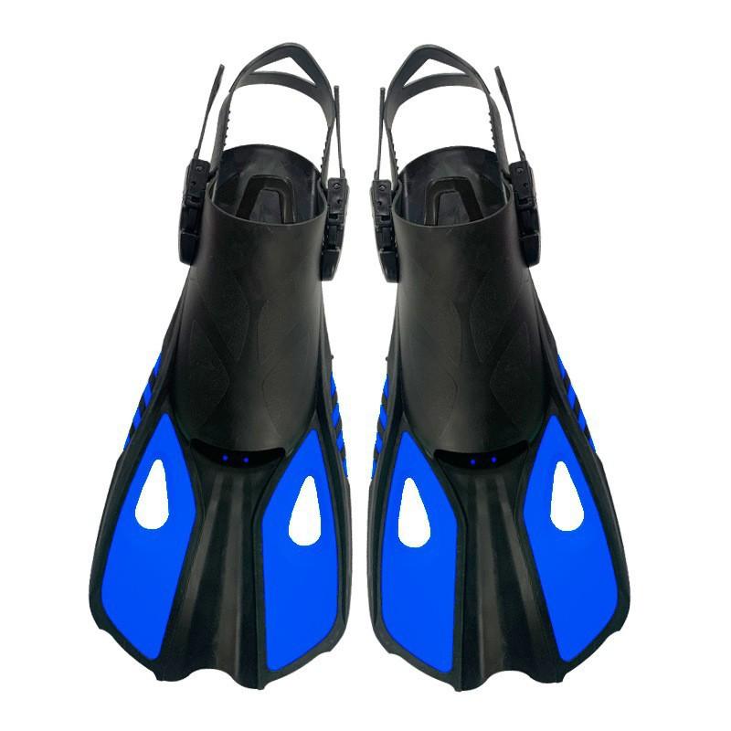 Adjustable Snorkeling Fins Adults Training Swim Flippers Outdoor Water Sports Gear
