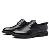 Men's Spring Business Brogue Leather Shoes - Genuine Leather Hollow Sandals