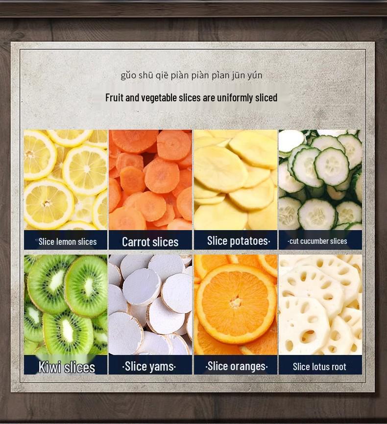 Electric Multi-functional Vegetable & Fruit Dicing Machine