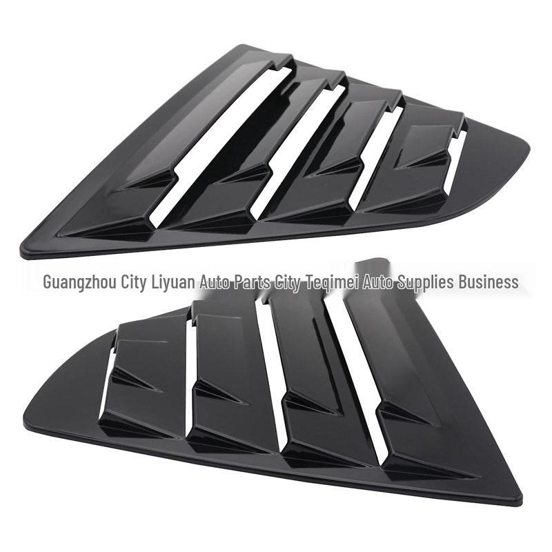 Eighth Gen Camry 2018-2023 Rear Window Louver Cover, Sport Style, Carbon Fiber Texture
