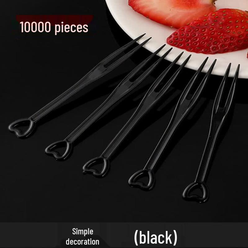 Qiwei Individually Wrapped Disposable Plastic Fruit Forks