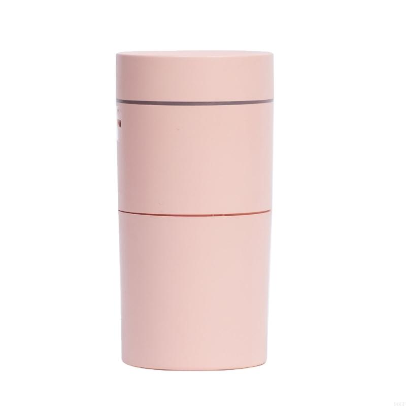 

96GF Mini Humidifier Colorful Cool Humidifier with 7 Color Light Rechargeable рожевий