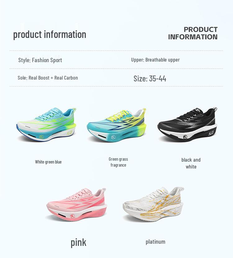 Zhi Jing 5.0 Weiche Sohle Carbonplatte Marathon Laufschuhe für Herren