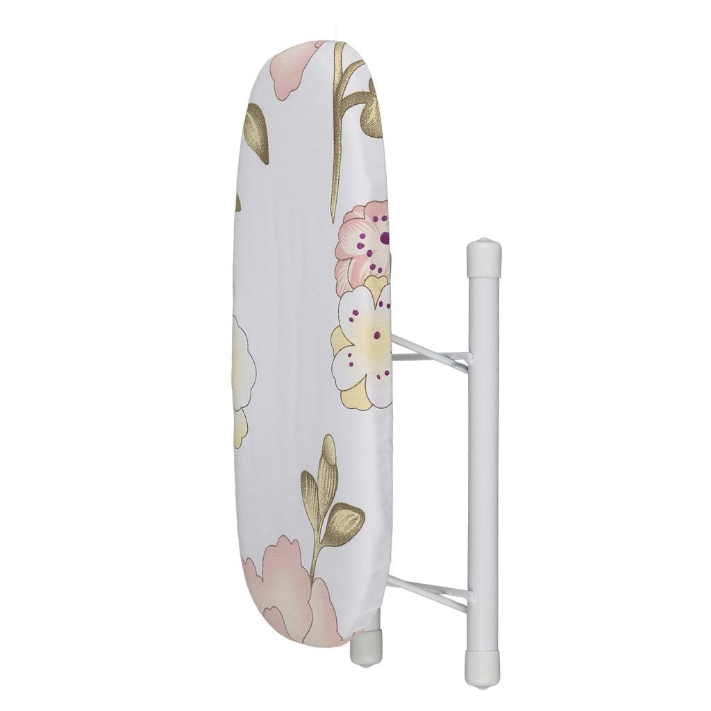 Foldable Space Saving Mini Ironing Board Home Travel Sleeve Cuffs Collars Handling Table(Peony)