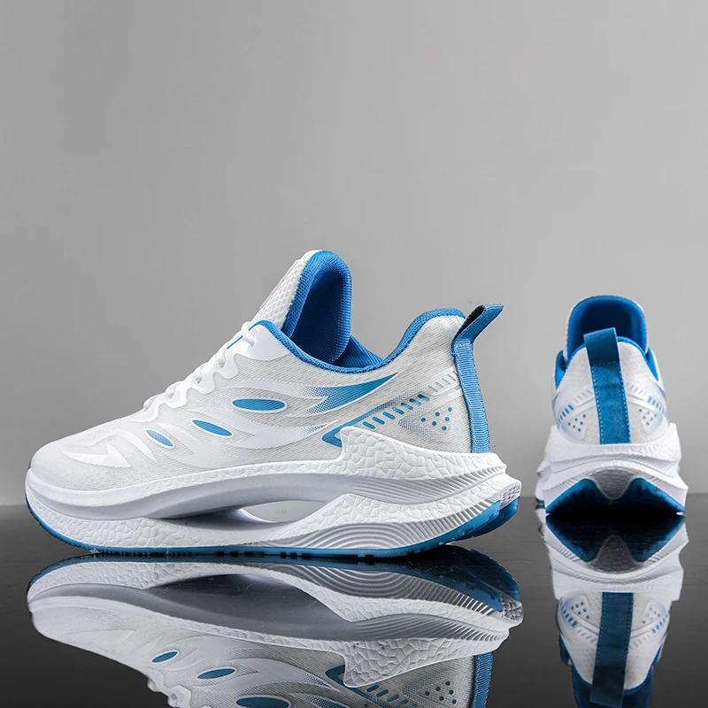 Men'S Breathable Sports Shoes Spring New Mesh Casual Fashion Versatile Trendy Men'S Shoes Mmer Running Shoes Suitable For O