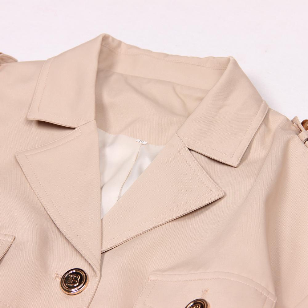 2025 Korean Style High-End Versatile Women's Trench Coat