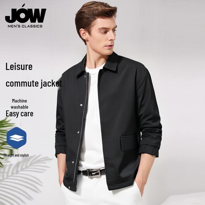 JOW Men's Wrinkle-Resistant Lapel Jacket