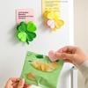 Hot Magnetic Fridge Magnets Four-leaf Clover Multifunctional Sealing Clips For Food Storage Food Sealing Clips Kitchen Accessor