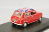 OXFORD Austin Mini Tartan Jack 1/43 Red/Union
