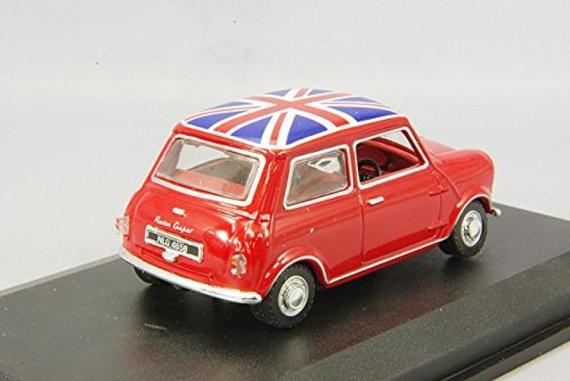 OXFORD Austin Mini Tartan Jack 1/43 Red/Union