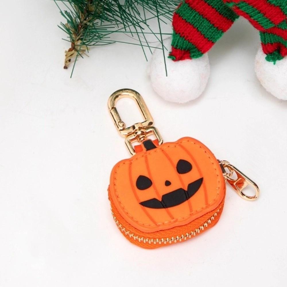 New Leather Mini Bag Pendant Vintage with Zipper Coin Purse Multi-purpose Creative Headphone Bag Birthday Gift