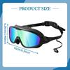 2 Pack Swimming Goggles with Earplugs, 180° , Waterproof, Storage