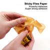 4-40Rolls Fly Sticky Paper Strong Glue Strip Flying Insect Bug Mosquitos Catcher Double Sided Flying Insect Catching Pest Contro