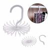 YWSHF Tie Storage Hanger, 360-Degree Rotating, Round, Compact, Space-Saving, Easy Storage, Lightweight, Holds 20 Ties, Men's, Includes Tie Holders, Se