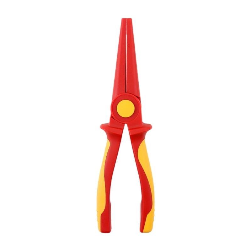 Multipurpose 1000V Insulated Plastic Pliers with Ergonomic Handle for Electrical Craft Projects Instrument Installation
