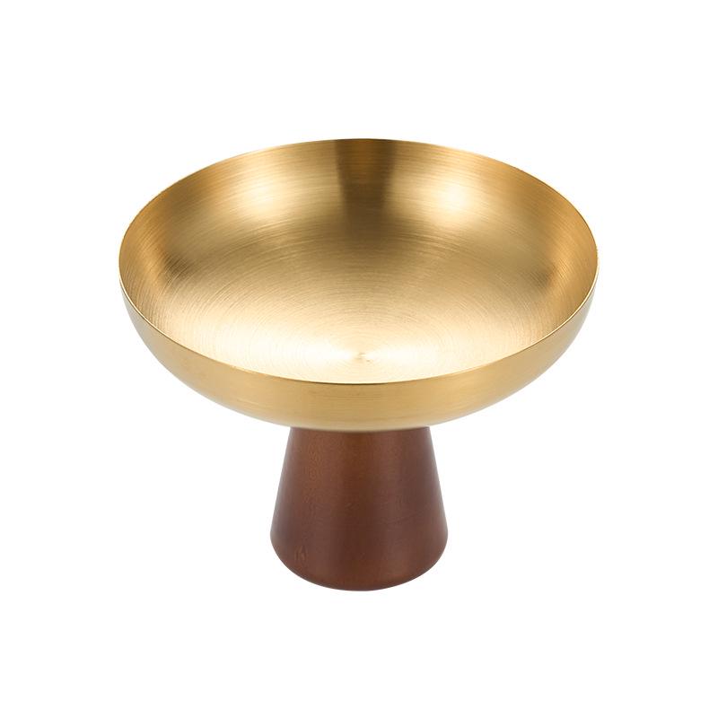304 Stainless Steel Elevated Ice Cream and Dessert Cup, Silver Gold