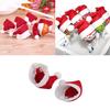 6Pcs Mini Santa Claus Hat Christmas Xmas Holiday Lollipop Top Topper Decor New