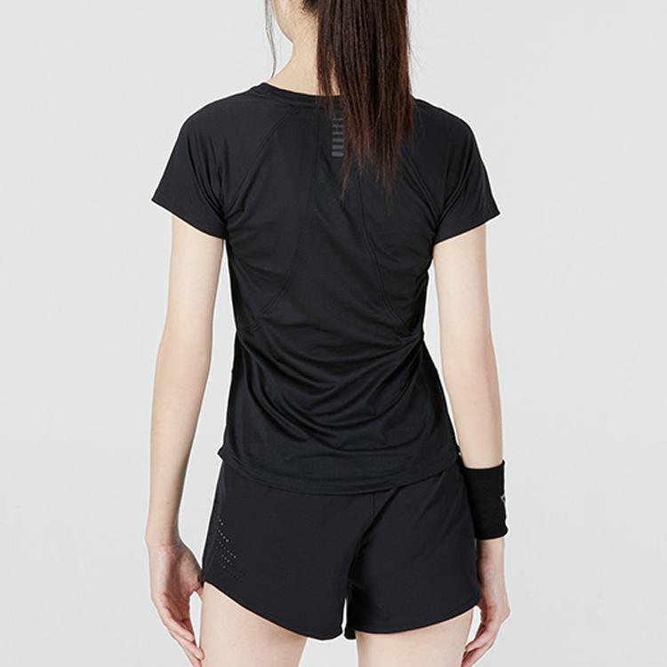 Under Armour Womens Training Series Solid Color Breathable Short Sleeve T-Shirt Women Tops Black 1363262-001