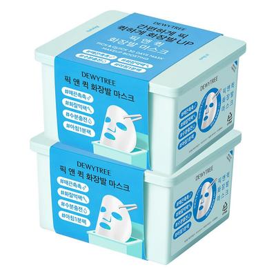 Dewytree Pick&Quick Removable Mask Pack Makeup (moisture Exfoliation Care) 30 Sheets, 2