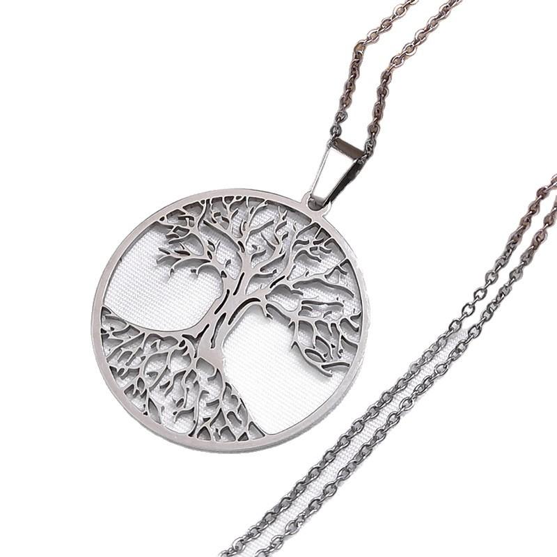 European and American Tree of Life Pendant DIY Women's Necklace Jewelry Pendant Gift for Men