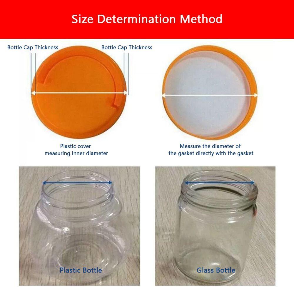 200 Stück Set 20MM-95MM Druckempfindliche Dichtung Druckempfindliche Selbstklebende Schaumstoff PS Druckempfindliche Dichtungsdichtungen Liner