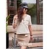 Blacknini Yin Huafu/French Style Lazy Leisure Knit Vest Dress