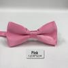Papillon Monocolore in Seta Poliestere da Uomo - Senza Cravatta, Senza Nodo, Disponibile in Vari Stili e Colori