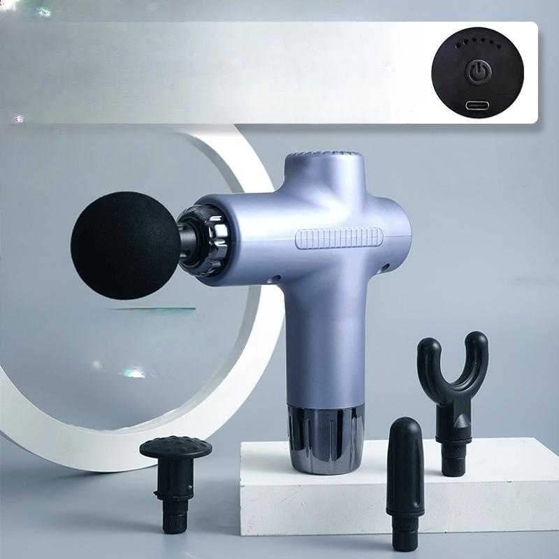 Gun Fascia Relaxation Mini Muscle Massager Yoga Fitness Muscle Membrane Instrument Lcd Wireless Electric Fascia Gun
