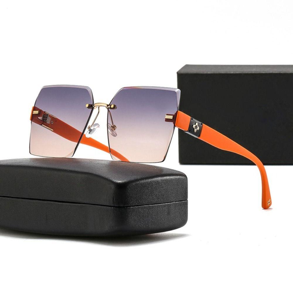 Summer Rimless Sunglasses UV400 Women Shades New Frameless Sun Glasses  for Unisex