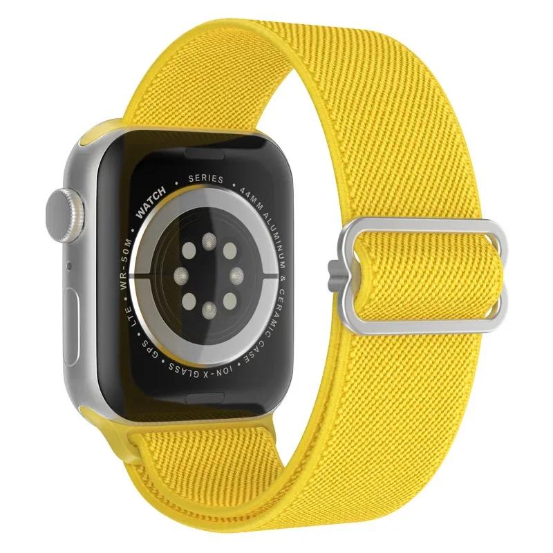 Elastyczny Nylonowy Pasek do Apple Watch ultra 2 49mm Seria 9/8/7 41mm 45mm38/42-40mm/44mm Boho Bransoletka iWatch 6 5 4 3 Se Pasek