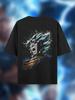 Dragon Ball Super Vegito Blue Splash Art T-shirt Anime Dubbelzijdig Bedrukt Katoenen T-shirt voor Mannen Kinderen Casual Straatkleding Top