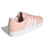 Adidas Vl Court 2.0 Comfortable Casual Durable Low-Top Kids Skate Shoes Pink Kids Sneaker GZ7661