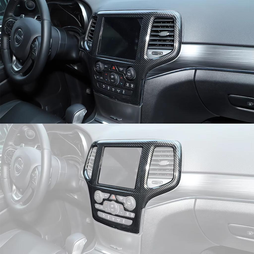 Center Console Dashboard Cover Trim Gear Shift Panel Decoration For Jeep Grand Cherokee 2014 2015 Interior Tuning Accessories