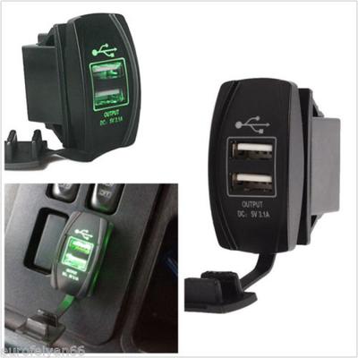Fast Charge 12-24V 5V 31A Dual Usb Ports Car Charger